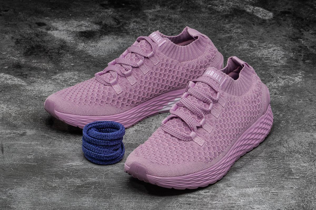 Nobull Knit Runner Men's Running Shoes Purple | Australia (GO8269)